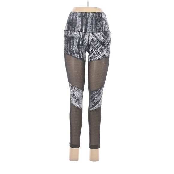 LULULEMON ATHLETICA Heat Wave White Black Hot To Street Pant Leggings - US 6 - Picture 1 of 9